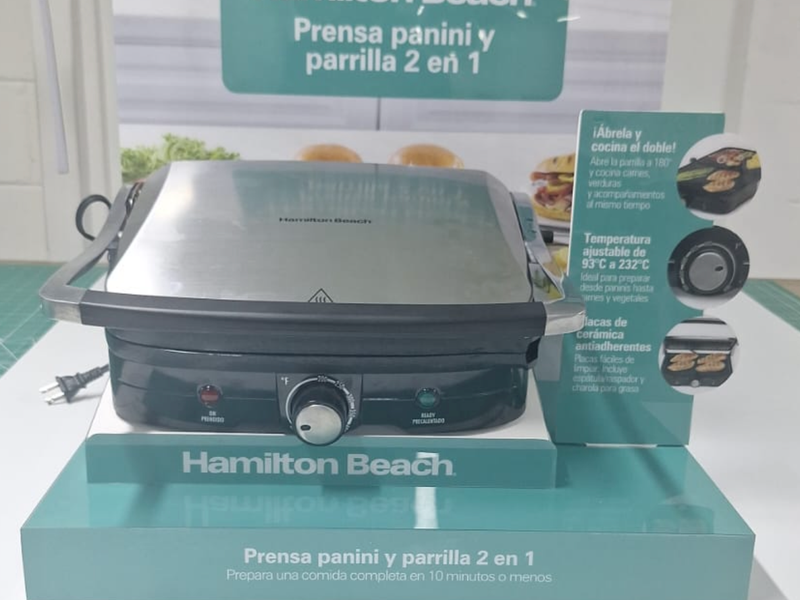 Display POP Hamilton Beach — exhibidor de producto con señalética